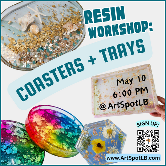 (5/10) Resin Workshop: Coasters & Trays