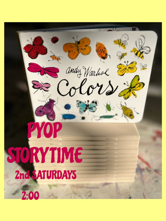 2nd Saturday Paint-Your-Own-Pottery Story Time