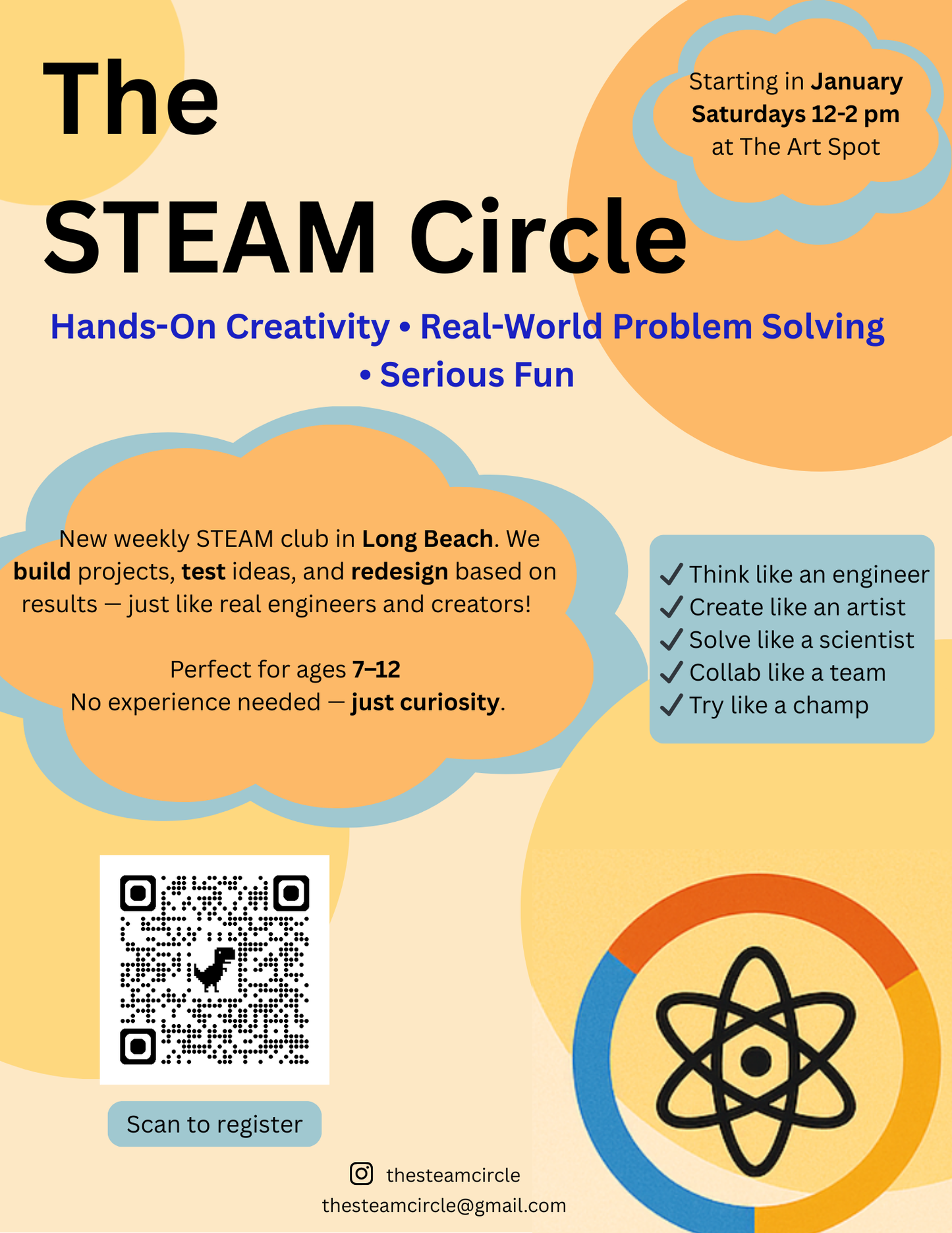The Steam Circle (Ages 7-12)
