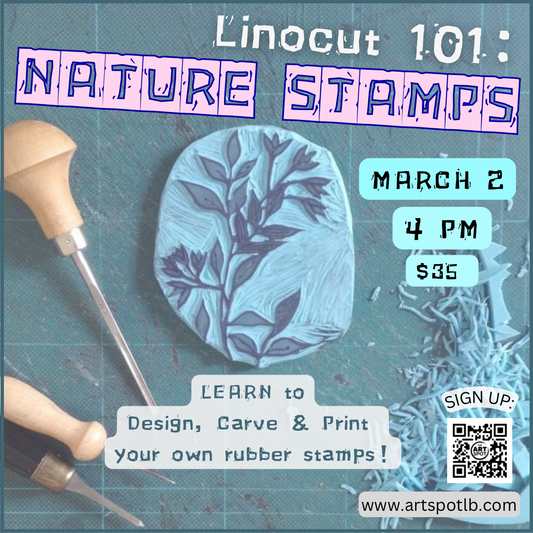 (3/2) Linocut 101: Nature Stamps