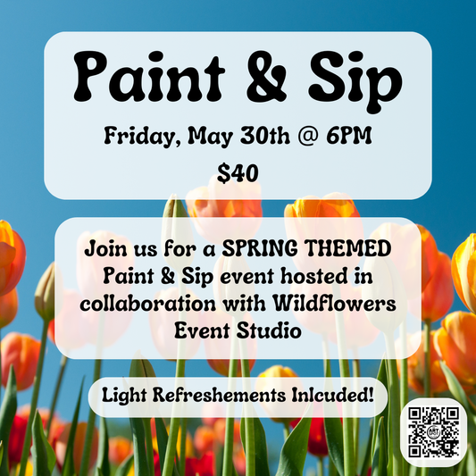 (5/30) Paint & Sip w/Wildflowers Studio
