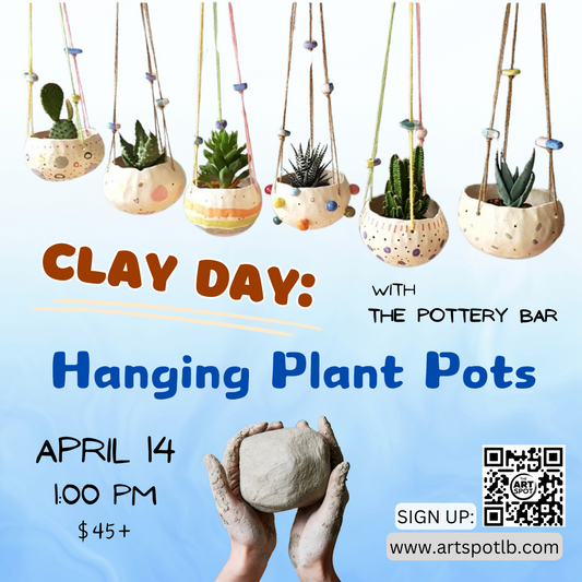 (4/14) Clay Day: Hanging Planter