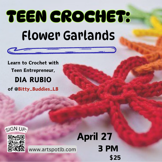 (4/27) Teen Crochet Workshop: Floral Garlands