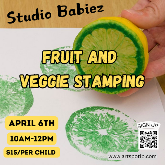 (4/6) Studio Babiez: Fruit and Veggie Stamping