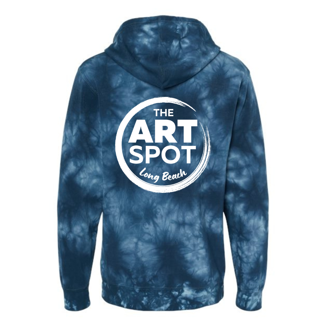 Art Spot Tie Dye Hoodie