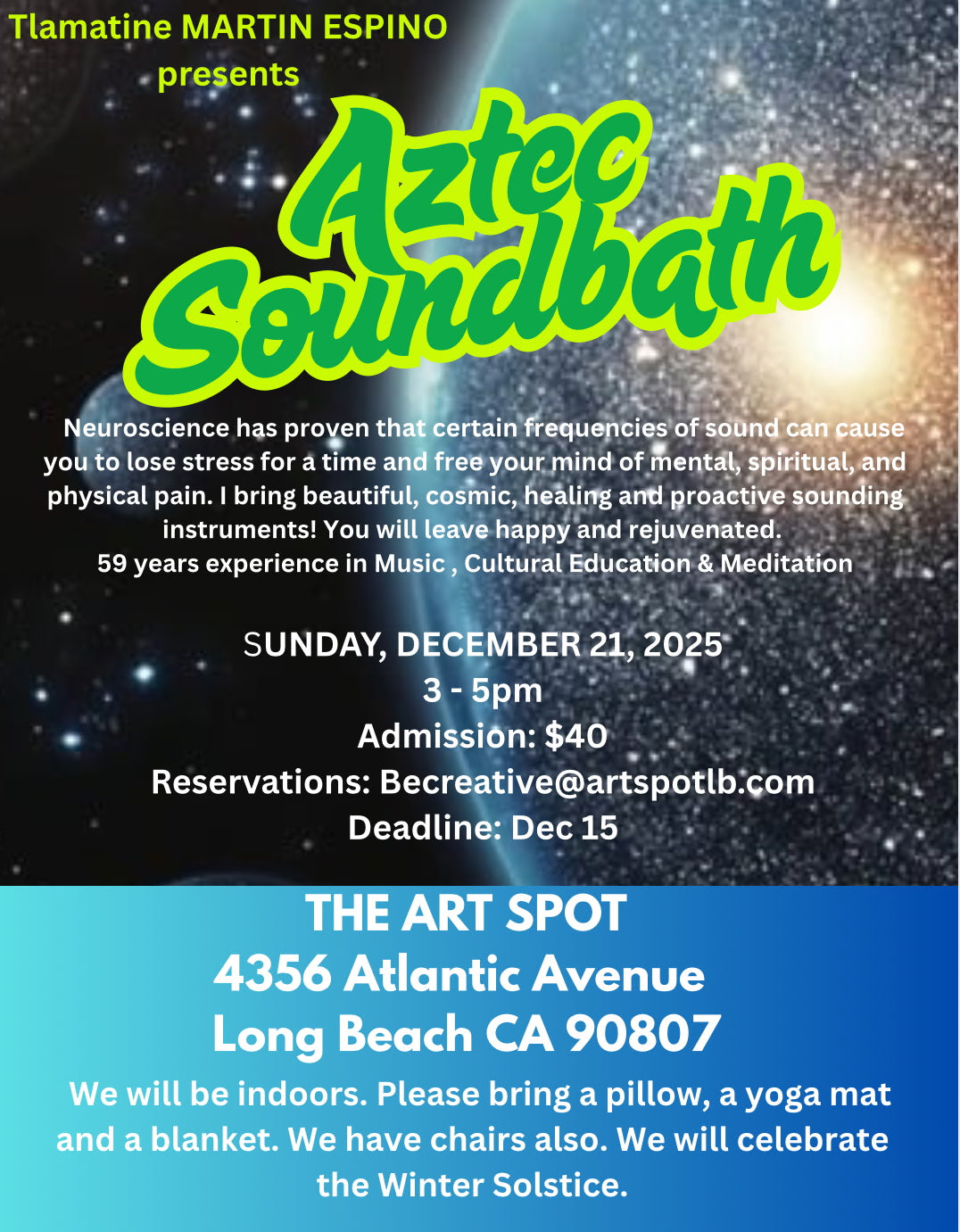 (12/21) Aztec Sound Bath